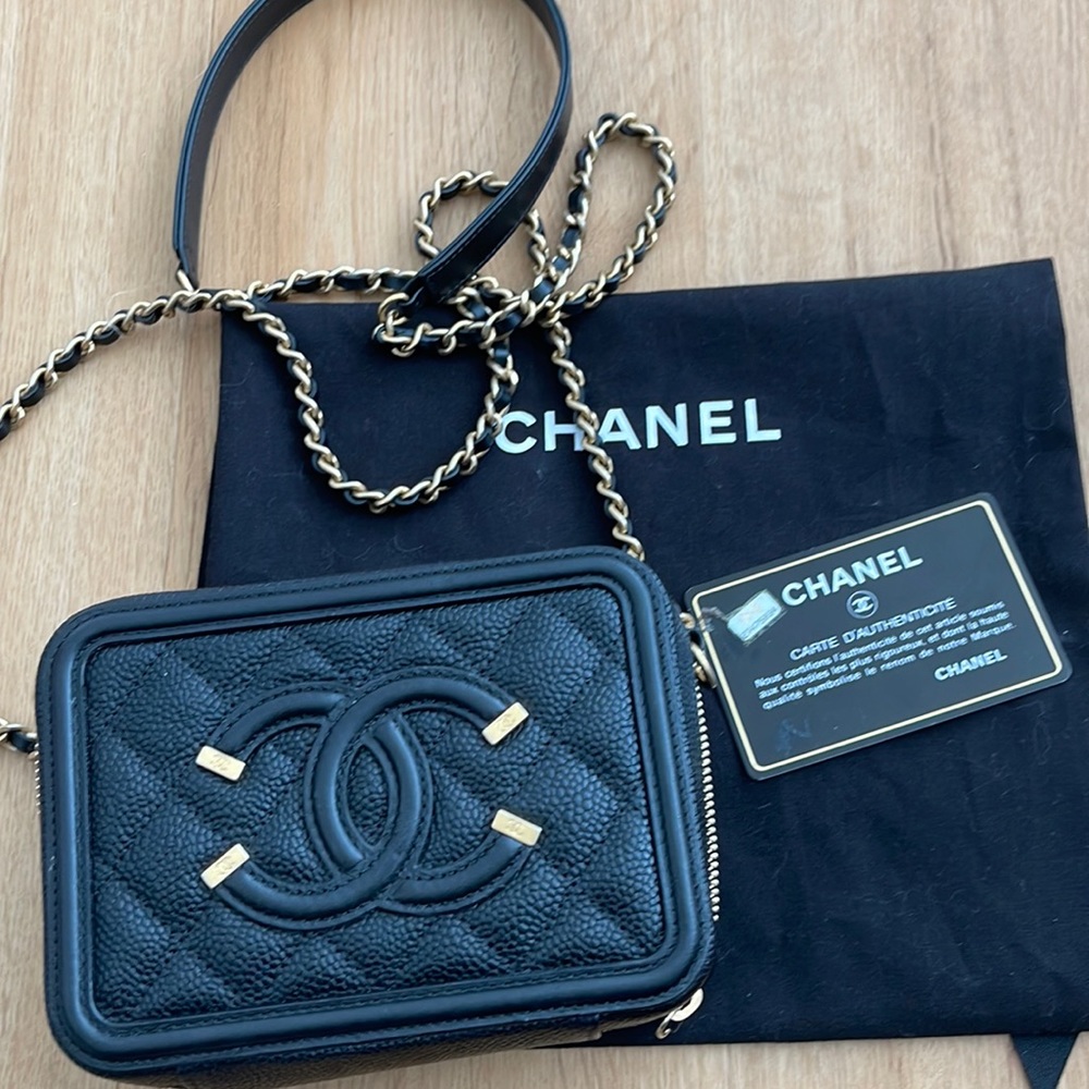 SOLD Chanel mini Filigree case